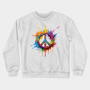 Peace Tie Dye Crewneck Sweatshirt